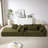 Modern Chenille Upholste Sectional Sofa Couch Set,Modular 108" L Shaped Sectional Living Room Sofa Set With 6 Pillows,Free Combination Sofa Couch For Living Room,Bedroom(Left Chaise)-576085937