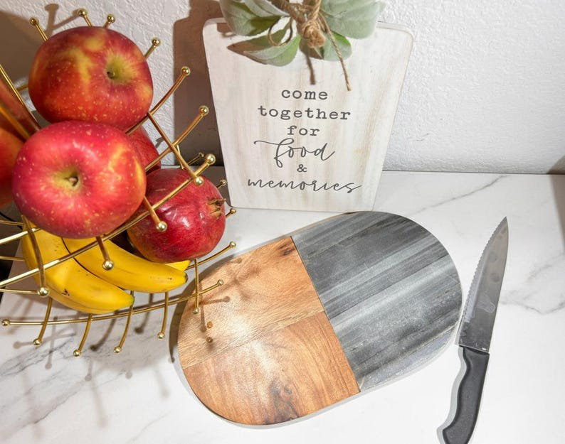 Artisan Harmony Serving Board, Gray/Brown