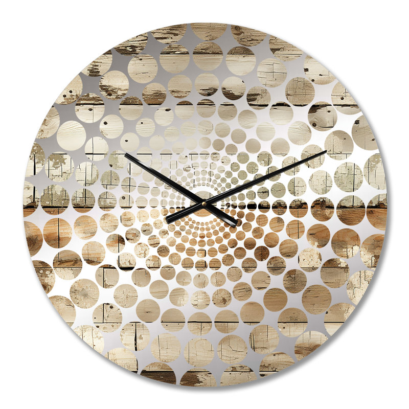Horloge murale rustique, Médium