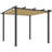 2.37m x 2.97m x 2.97m Pergola