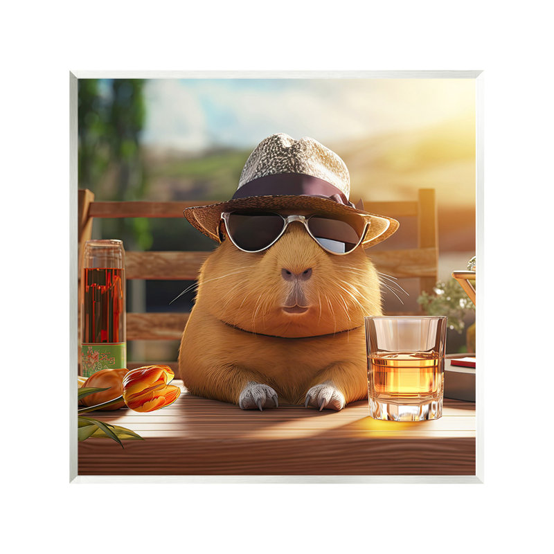 «Capybara & Summer Scenery» par Jim Baldwin