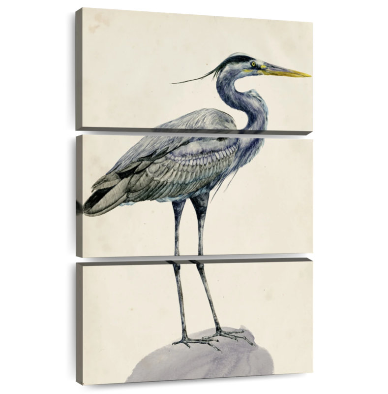 Brampt Blue Heron Rendering I, 32" H x 20" W