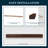 Dakota 48" Cinnamon Stain Floating Pine Wood Fireplace Mantel Shelf with Hand-Distressing - Mounting Hardware Included-1998684970-2002487713
