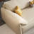 Creamy white Polyester Modular Sofa