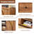 62.2" TV Stand with Sliding Door