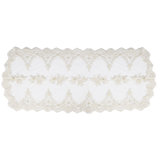 Lace And Pearl Embroidered Runner