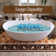63'' X 30'' Freestanding Bathtubs Solid Surface Stone Soaking Tubs With Drain