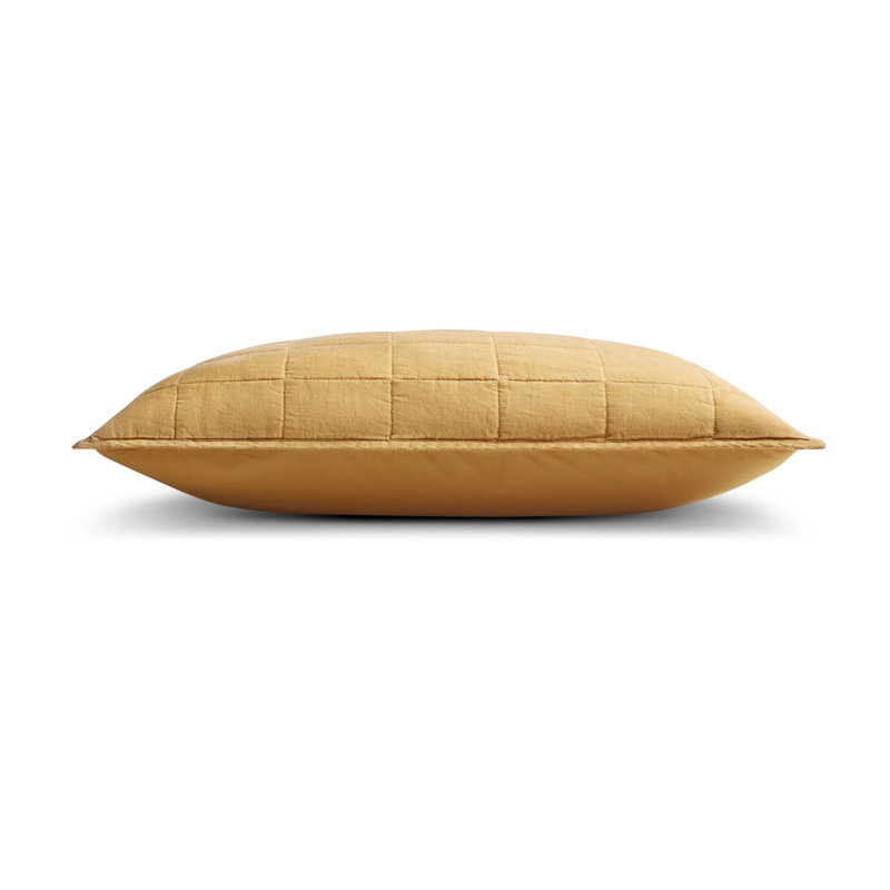Ester Bedding Set, Mustard, King Quilt + 2 King Shams