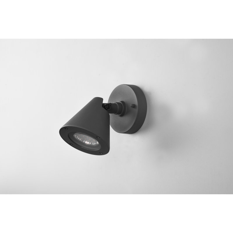 Erene Anthracite GU10 Wall Lantern