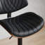 Chaises de bar noires réglables Mid-Century-878388380-878388381