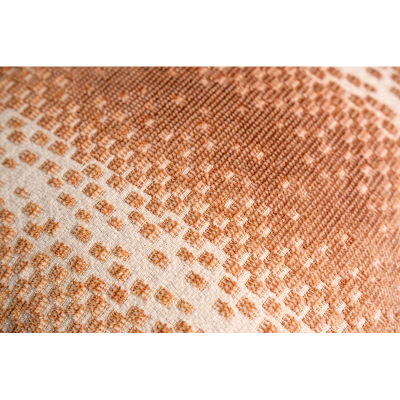 Staccato Square Woven Jacquard Pillow, 22"H x 22"W, Terracotta, Square