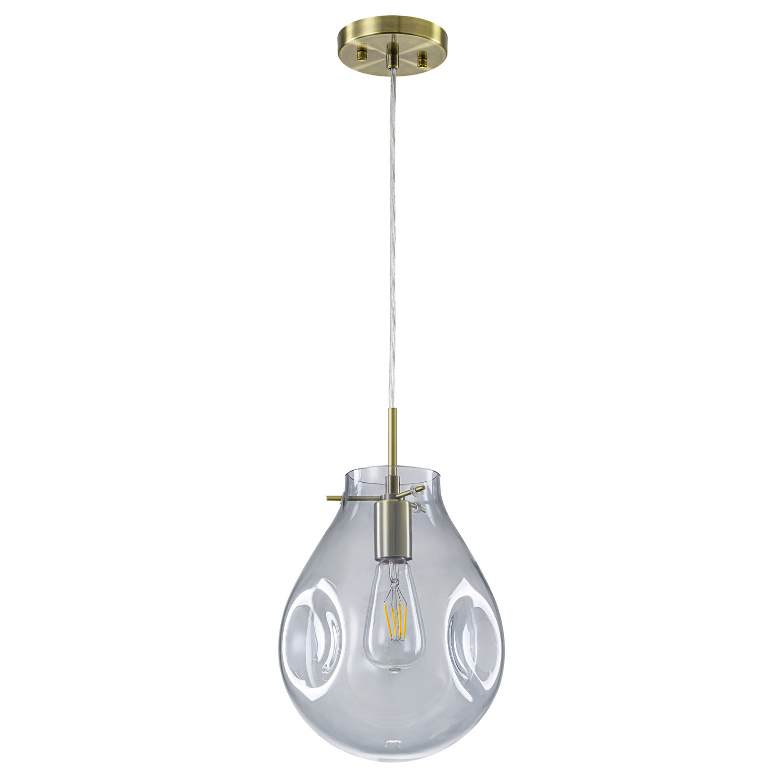 Brunsville 1 - Light Dimmable Kitchen Island Pendant Light
