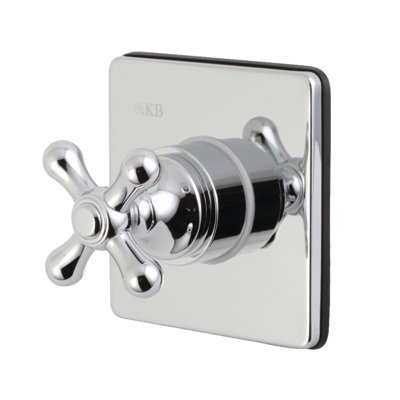 Kingston Brass Single-Handle Wall Mount Three-Way Diverter Valve with Trim Kit