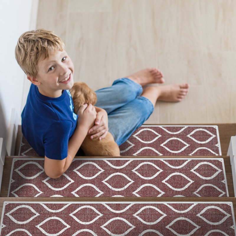 Tapis d'escalier Dalany, Marron