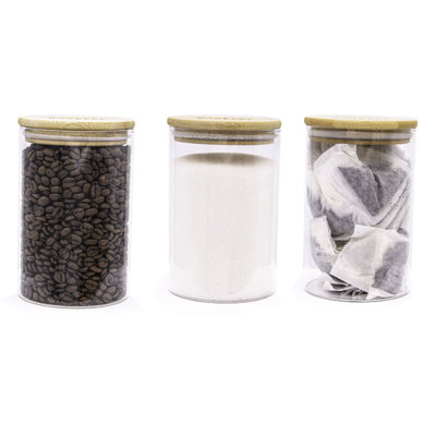 Glass Jar - Set of 3