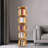 Keshigan 63"H X 17.7"W 5-tier Floor Standing Rotating Bookcase