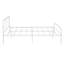 Stevenage Modern Metal Platform Bed Frame with Curved Headboard-591656524-611556932