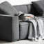 Canapé modulaire gris en coton et lin-109050823-109050825