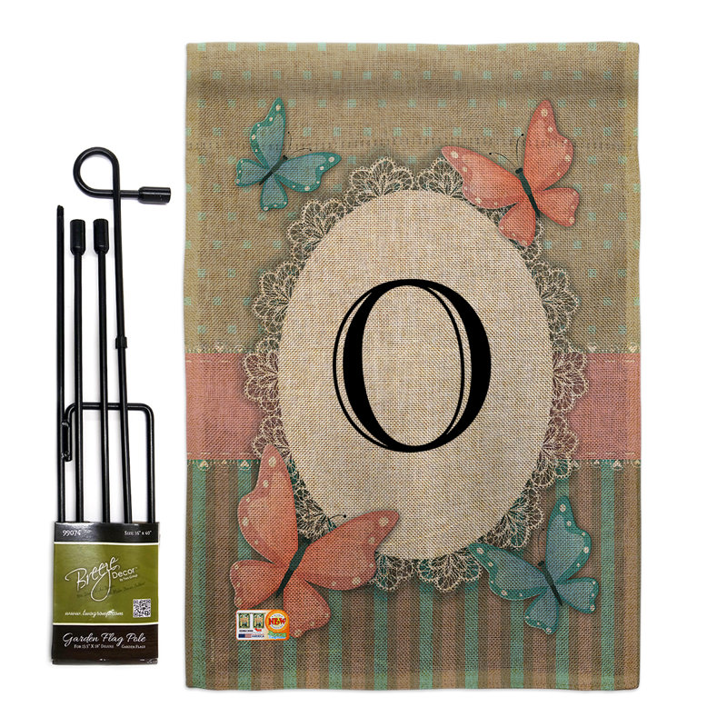 Double Sided 18.5'' H x 13'' W Polyester Animal Garden Flag, O