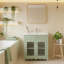 Meuble-lavabo vert clair 31 po avec lavabo