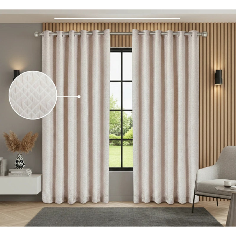 Room Darkening Curtain Panel Pair, 228cm W x 274cm L