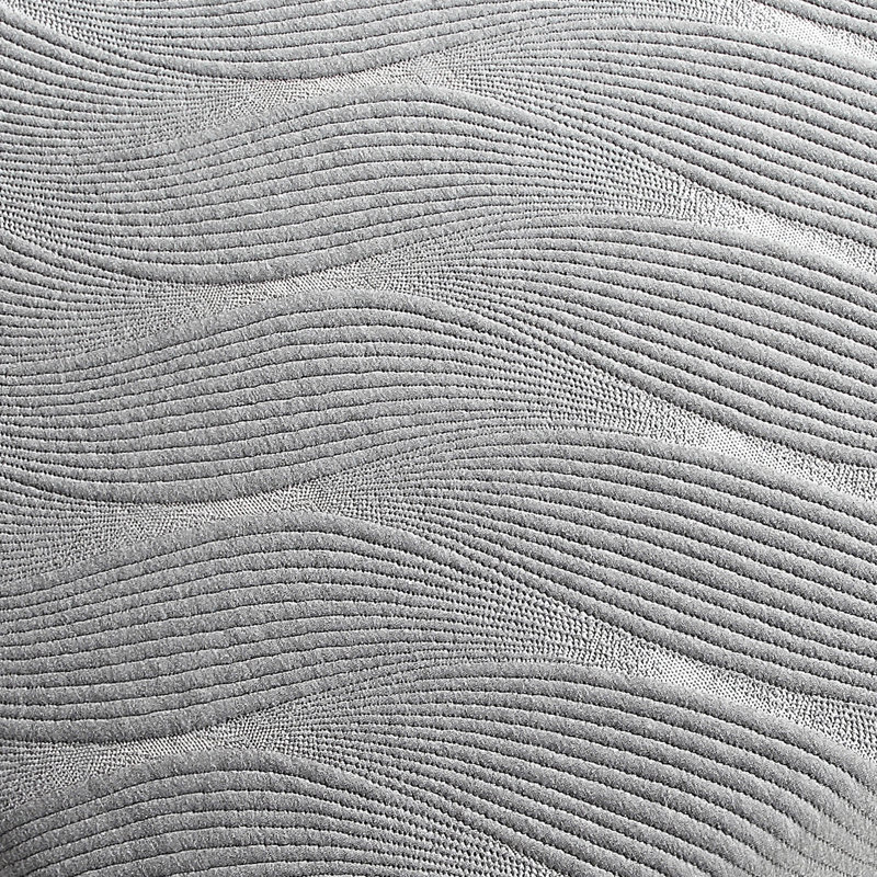 Matelas hybride en mousse viscoélastique 12 pouces et base réglable, Mousse de latex gris, Grand lit