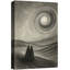 Abstrait au clair de lune, paysage, décoration murale, impression sur toile encadrée-79580097-79580100