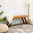 Violetta Genuine Leather Upholstered Bench