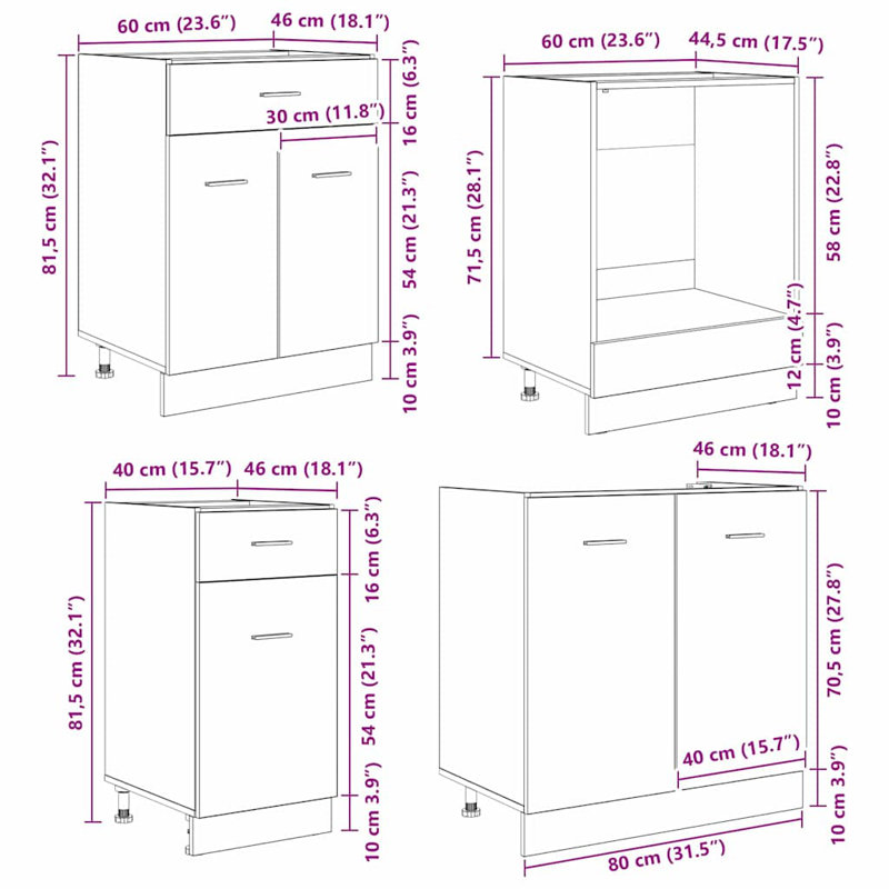 Kitchen Cabinet Set