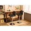 Tabouret de bar réglable chromé (ensemble de 2)-1901308962