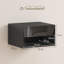 37cm W Manufactured Wood Bedside Table