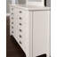 Commode double 6 tiroirs avec miroir Erving-505364101