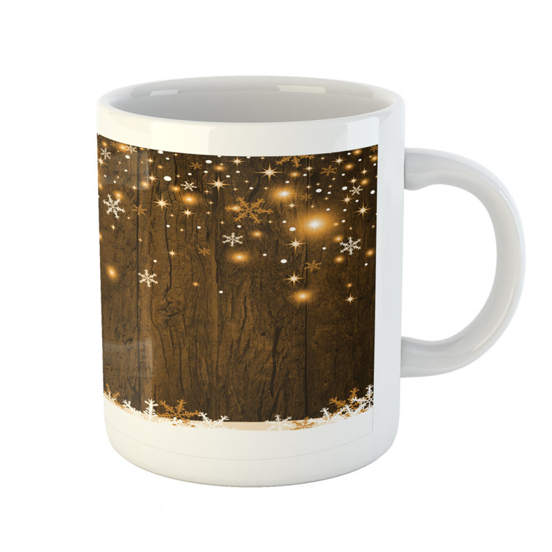Grande tasse à café flocons