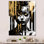Golden Fluidité de la féminité IV - Art mural abstrait femme