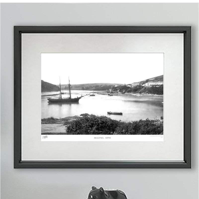 Malpas, 1890 - Single Picture Frame Print, 45cm H x 60cm W x 2.3cm D