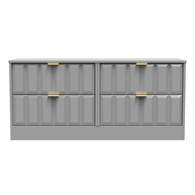 115cm W 4 - Drawer Chest of Drawers, Dusk Grey