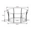 AXI 405cm Round Backyard Trampoline with Safety Enclosure-88358515