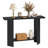 47" Fluted Console Table Hallway Foyer Table with Storage