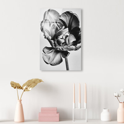 Graphite Flower Print by Oliver Gal