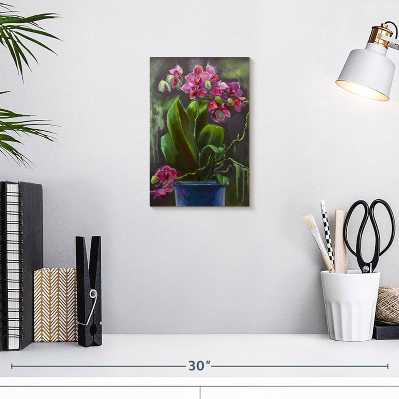Orchidée Harnek, H 12 po x l 8 po