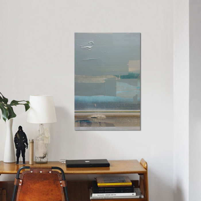 «Ocean Series V», reproduction sur toile, H 12 po x l 8 po x P 0,75 po, Toile tendue, Pas de tapis