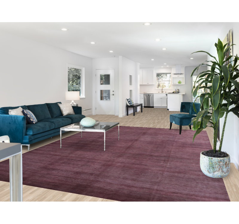 Tapis persan contemporain en laine Gabbeh 9 x 12