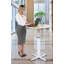 West Oak Lane Adjustable Oval Metal Base Standing Desk