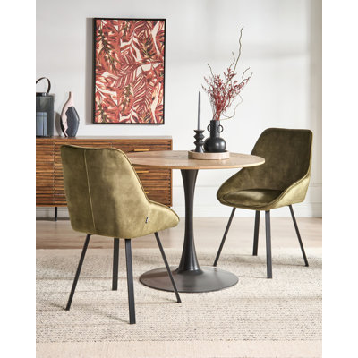 49cm H Velvet Upholstered Side Chair