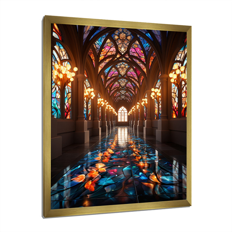 Art de Schepp, Nasir Almulk, reproduction d'art sur toile, Encadrement doré, H 32 po x l 24 po x P 1 po