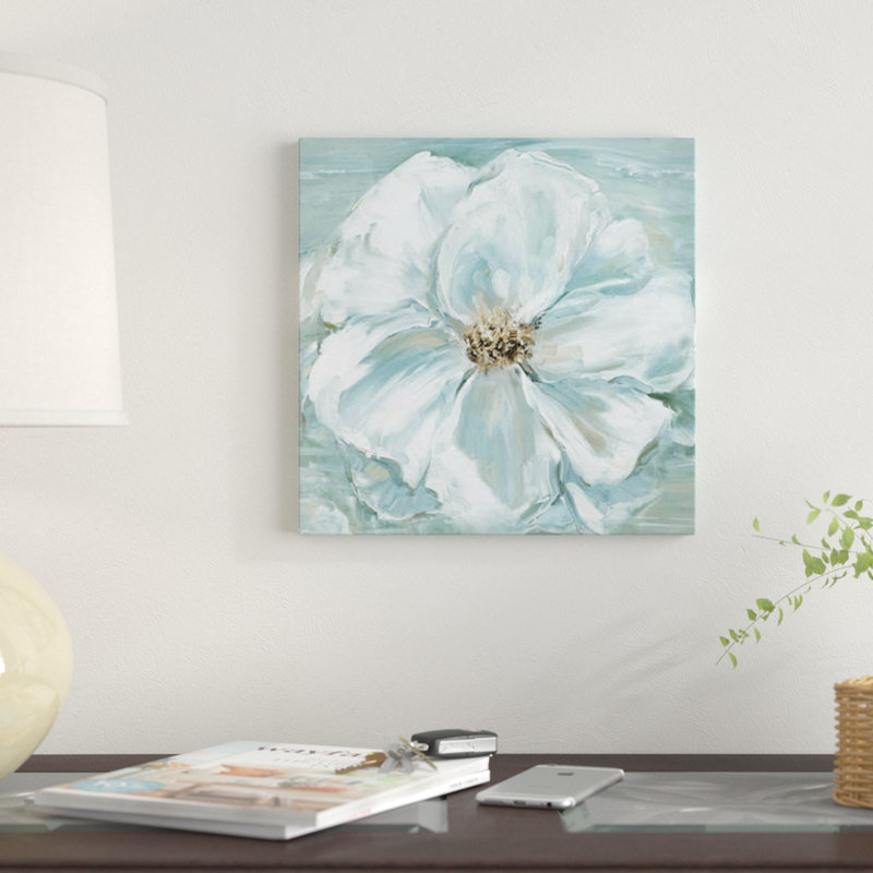 « blue becomin’beauté ii », impression sur toile, H 12 po x l 12 po x P 0,75 po, Toile tendue
