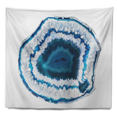 Tapisserie abstraite en cristal agate