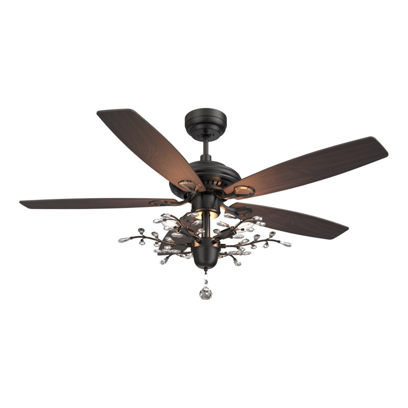 Huntley 52-inch Ceiling Fan with Remote, Light Kit Included