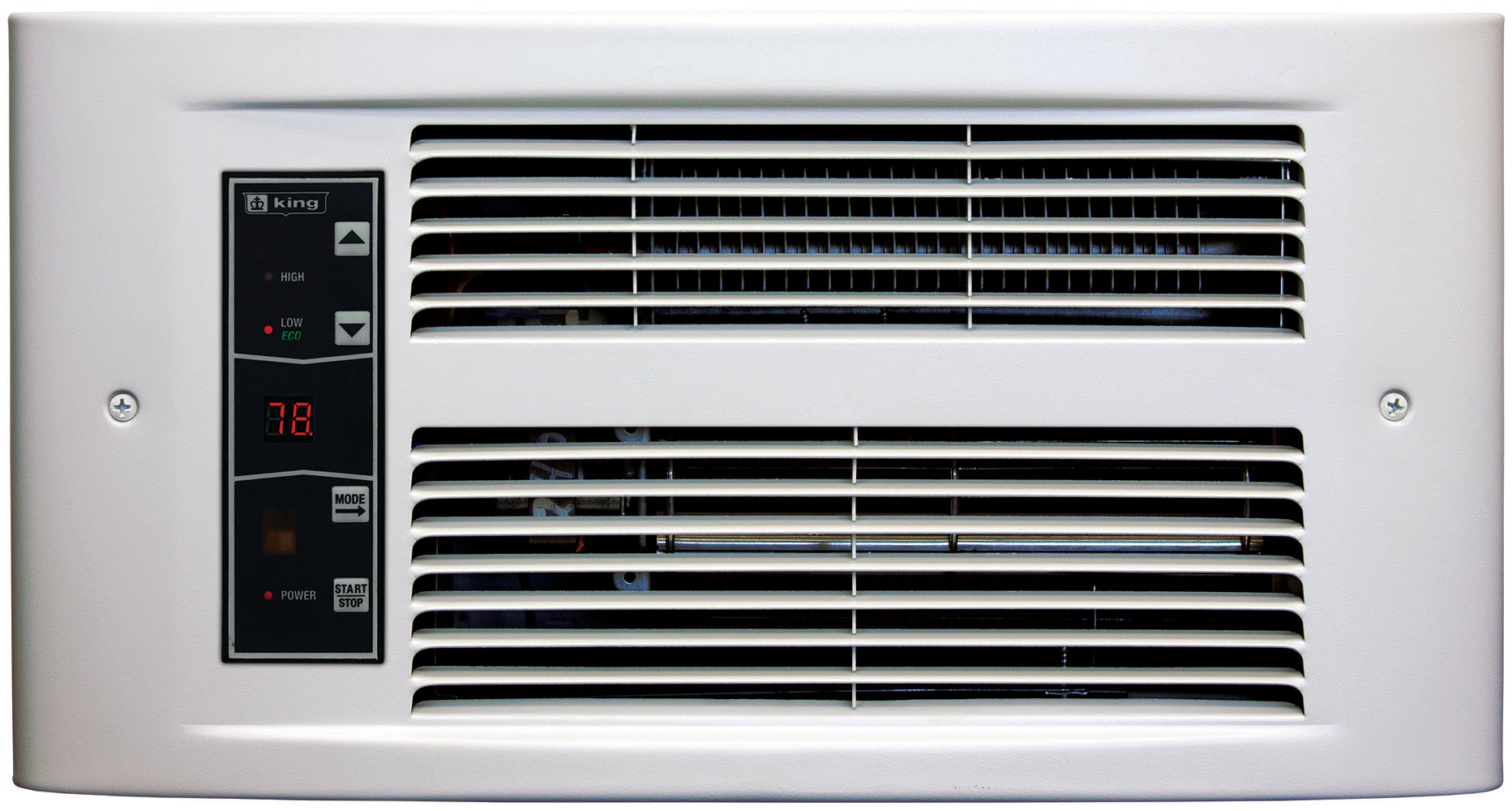 King Electric 1750 Watt Watt 5971 BTU BTU Electric Wall Mounted Space Heater  with Adjustable Thermostat , Remote Included - Wayfair Canada