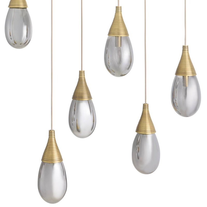 Giselle Linear Multi-Port Chandelier, 9, Does Not Apply" H x 51" W x 11" D